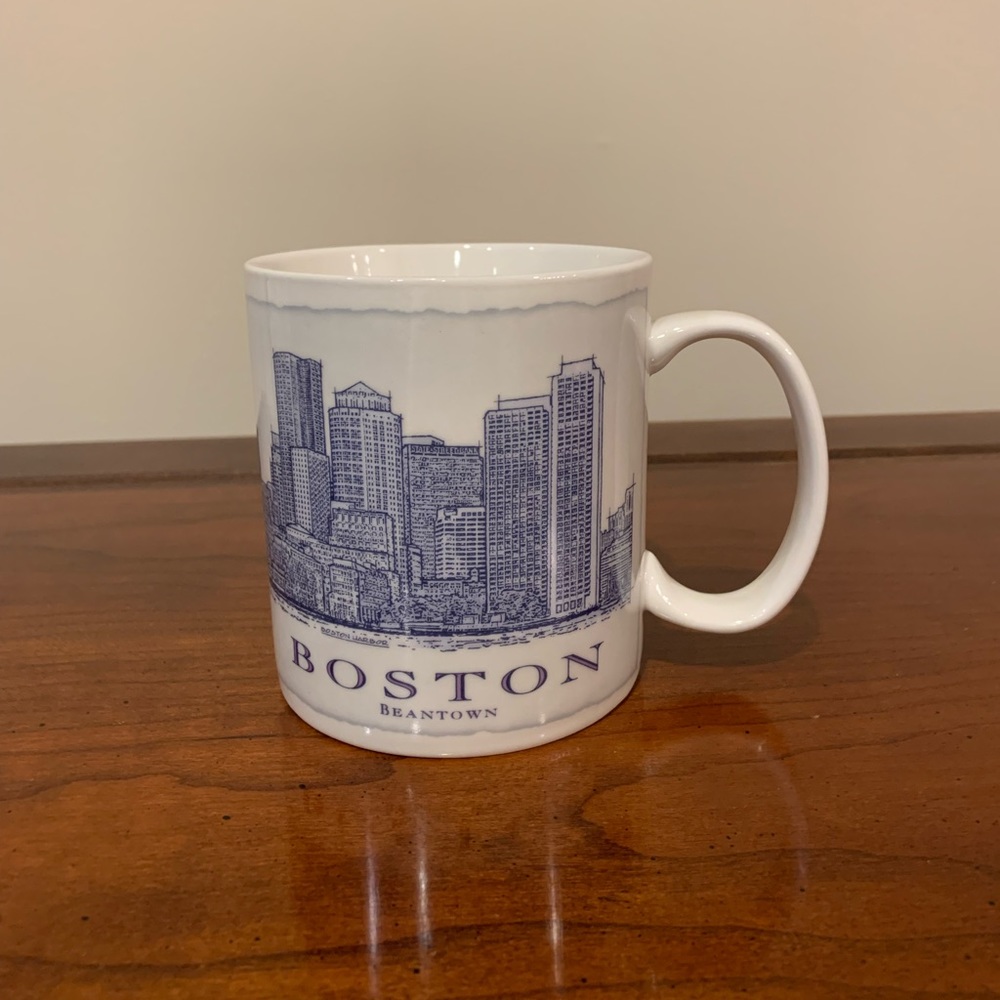 Starbucks Boston Beantown Architect Skyline Series 2006 18oz Coffee Mug Cup